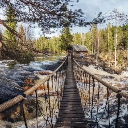 Водопады Ахвенкоски